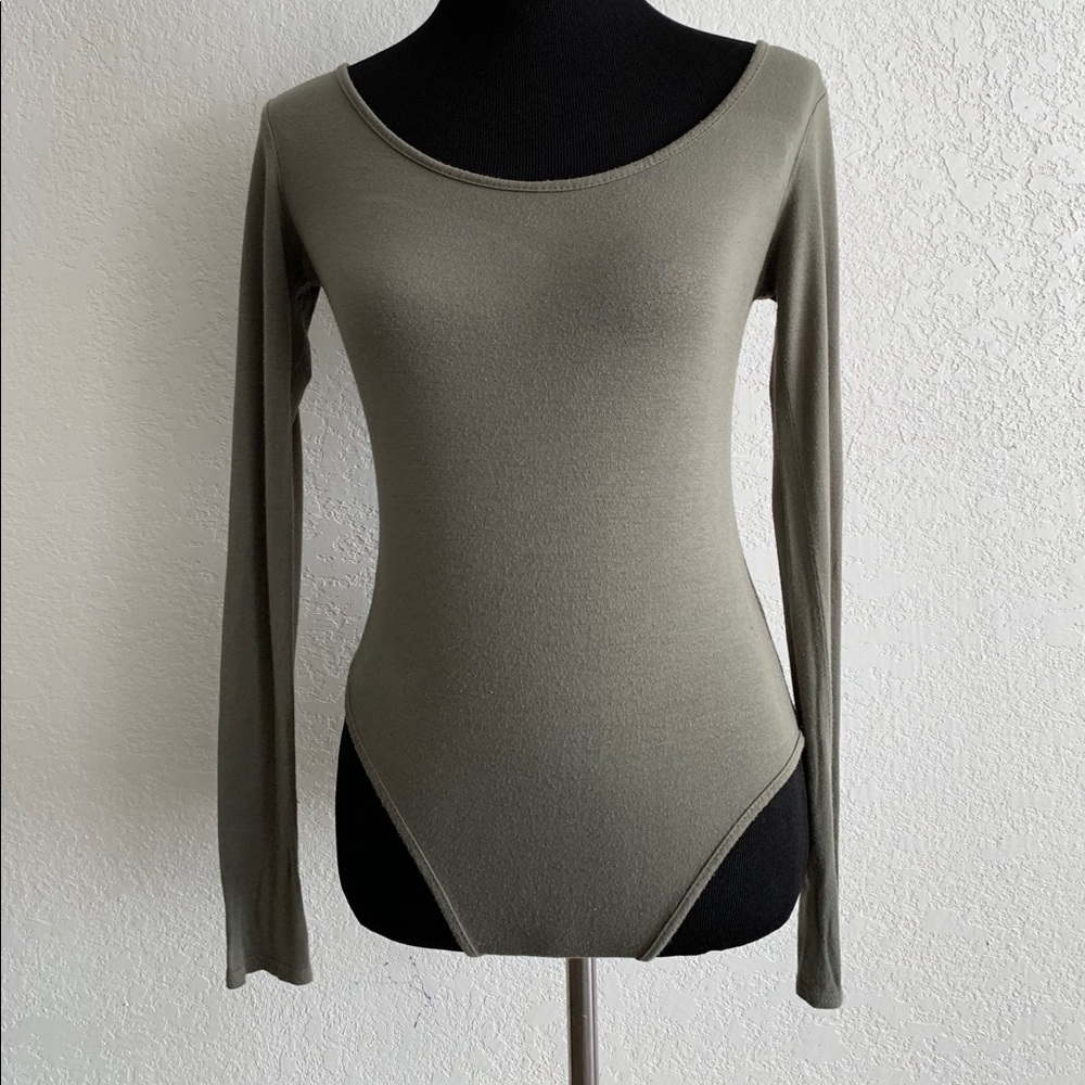 Olive Green Body Suit